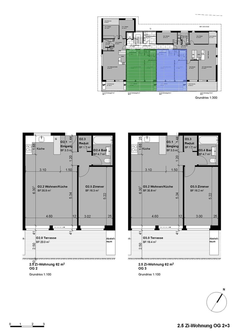 Helle, grosszügige 2½ Zi-Wohnung (OG3) (2)