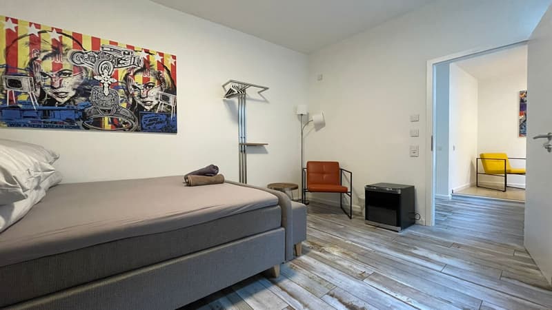 Jewel in a central location in Kleinbasel. "Airbnb, attic apartment with (7)