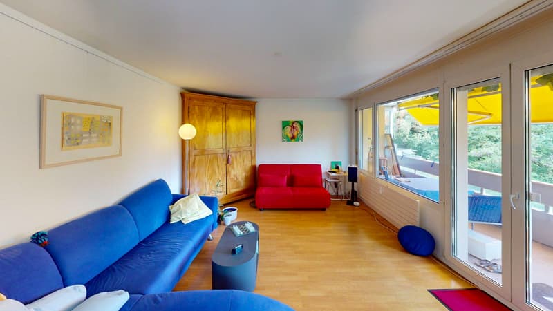Wohnbereich mit Balkon