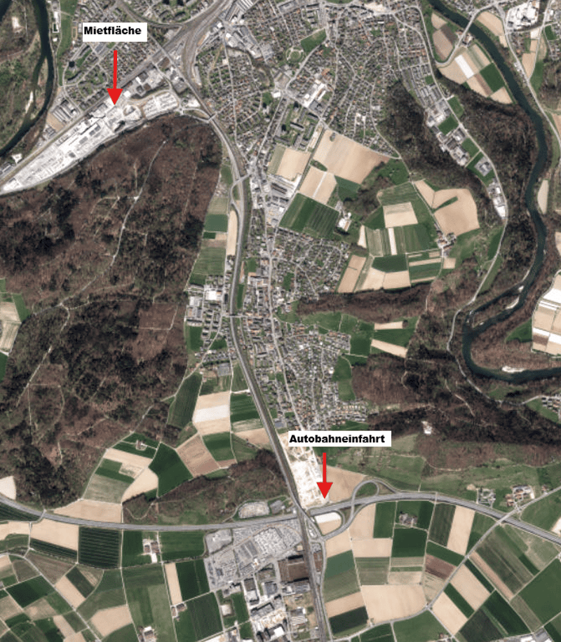 Attraktive und vielseitig Nutzbare Aussenfläche - bis 5'000m2 in Brugg (3)