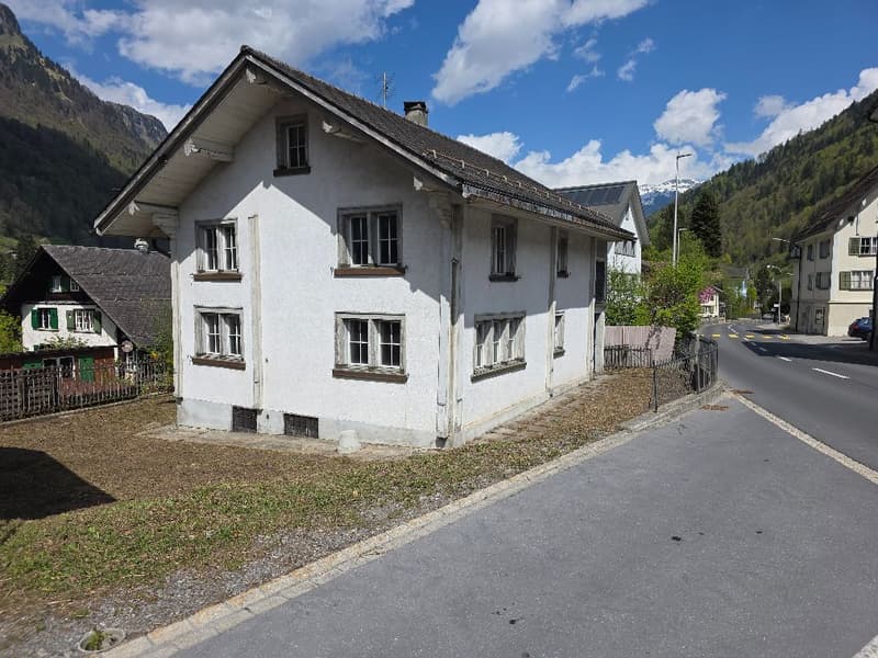 Umbauobjekt : freistehendes Einfamilienhaus mit Schopf (1)
