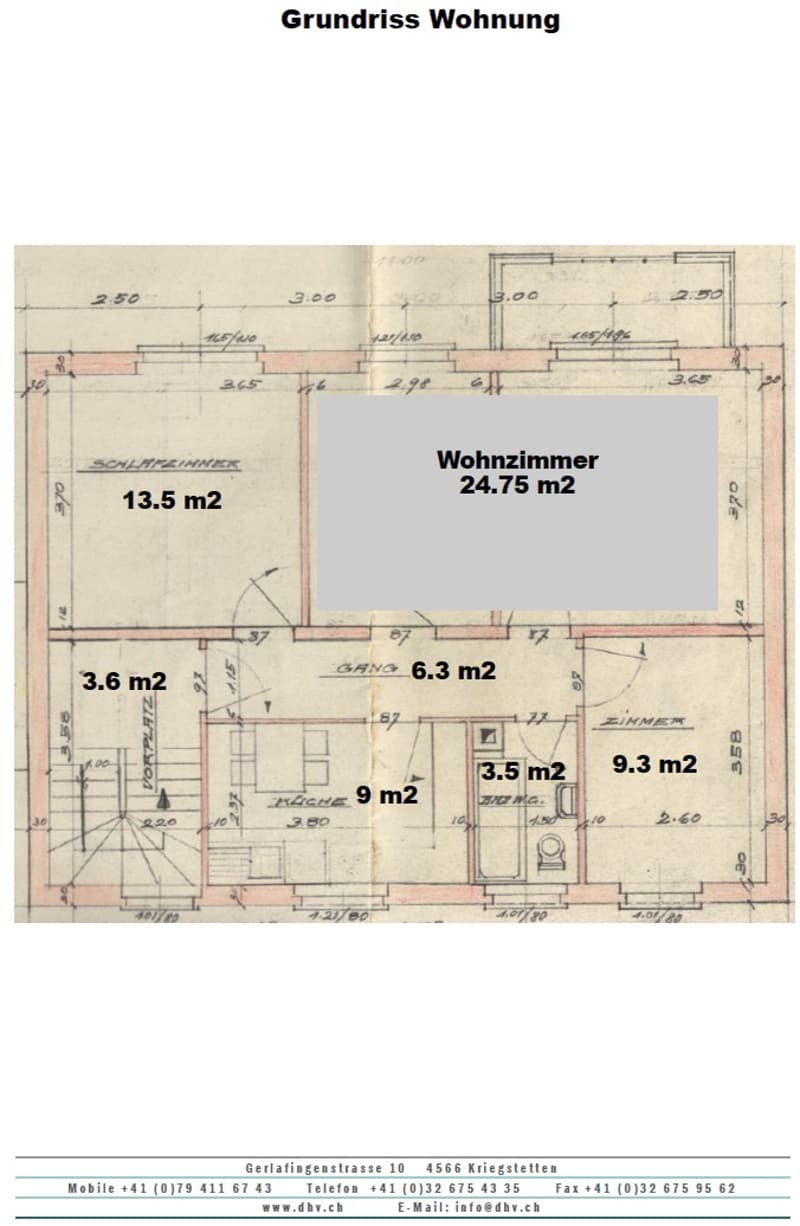 Appartamento di 3 locali ben curato con balcone a Biberist – disponibile immediatamente! (16)