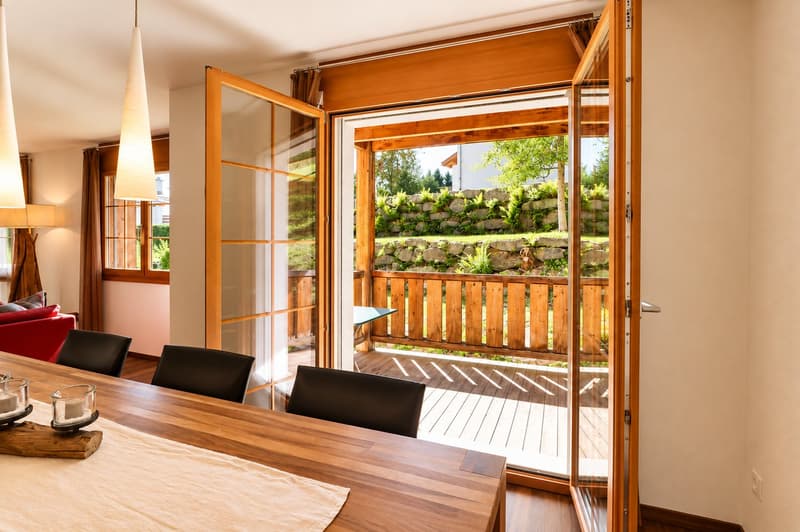 Balkon bei Essplatz