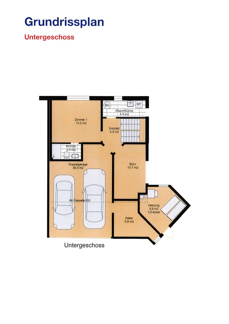 Grundriss Untergeschoss