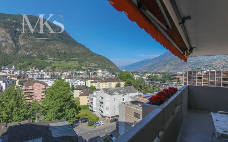 Living with a wide view in the heart of Visp (1)