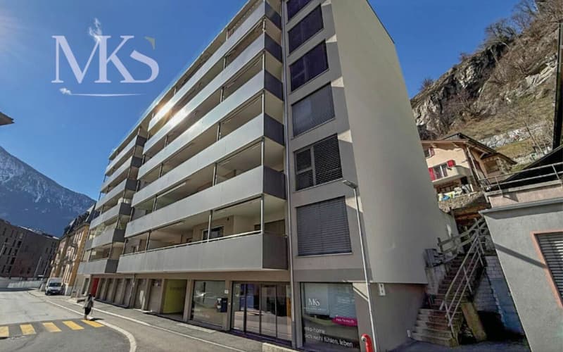 3.5 Zimmer Wohnung auf 104 m2, Balkon und schöner ruhiger Sitzplatz im Grünen (1)
