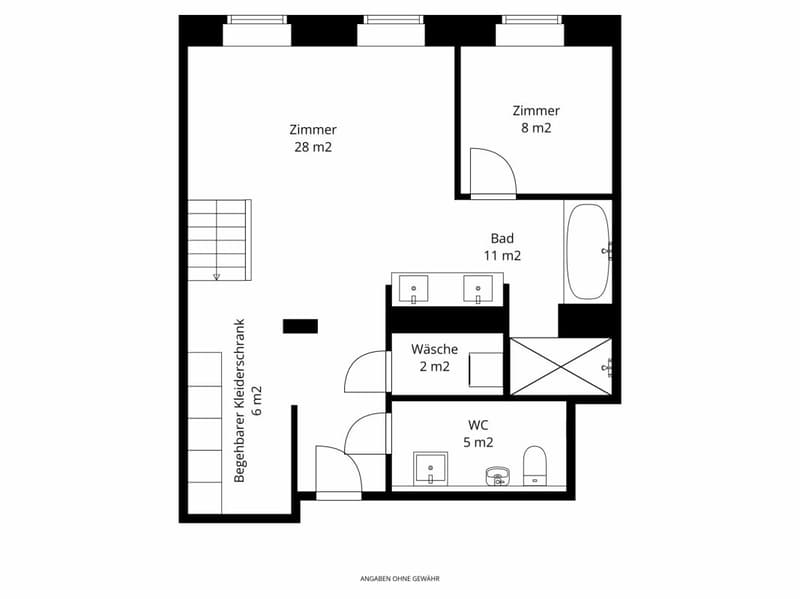 Appartamento loft attraente di 3 camere (13)
