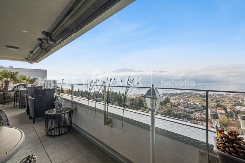 Apartment with 4.5 rooms and panoramic view of the lake and mountains (5)
