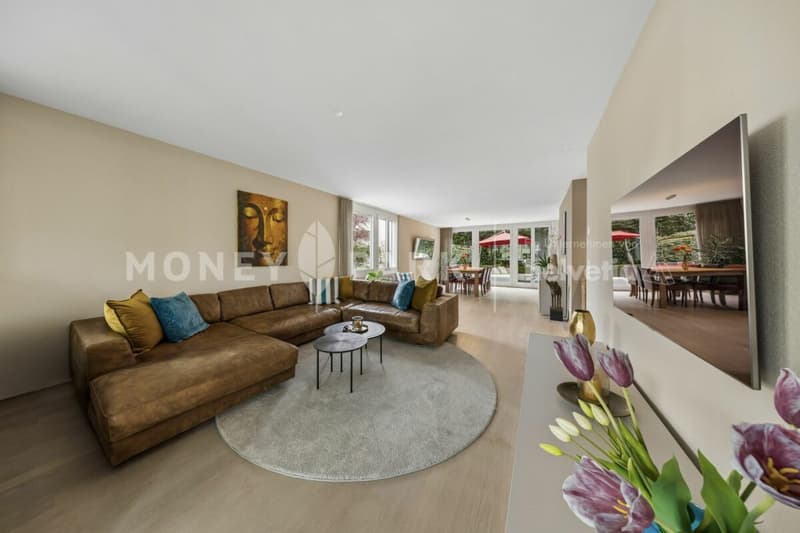 4.5 (optionally 5.5) room apartment with a large garden and a high level of privacy (1)
