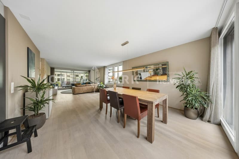 4.5 (optionally 5.5) room apartment with a large garden and a high level of privacy (3)