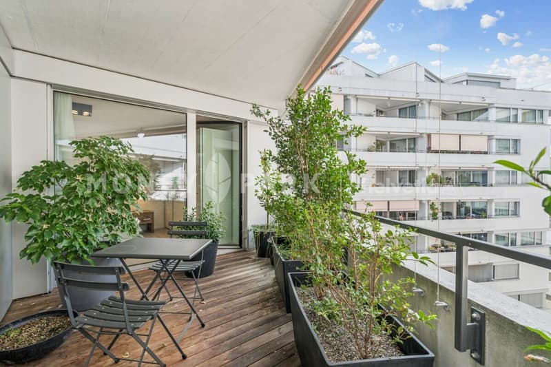 Exclusive 2.5-room apartment with two large terraces and plenty of privacy (9)