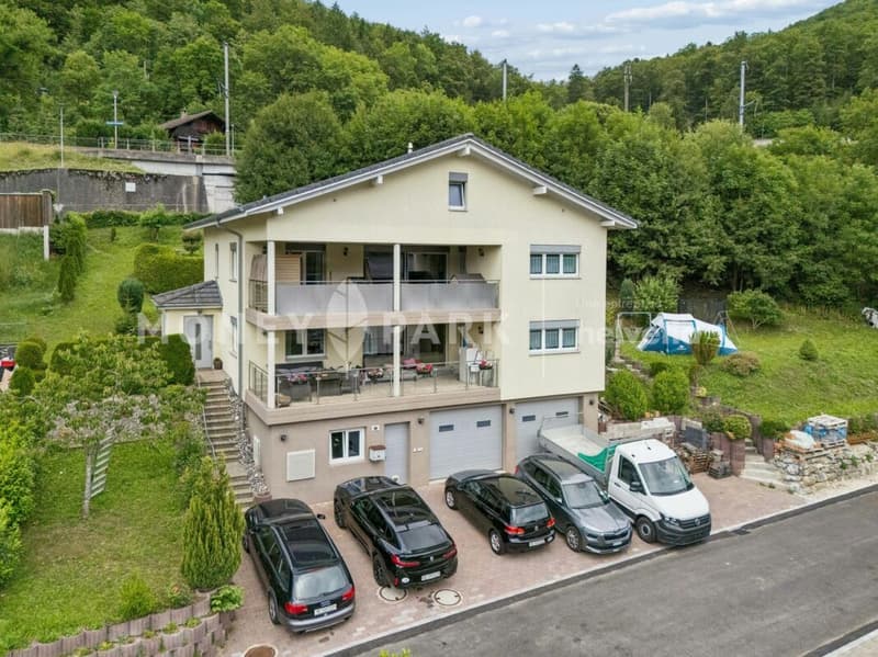 Frinvillier: Immeuble de 2 appartements de 4.5 pièces offrant de nombreuses possibilités d'aménagement et de développement. (1)