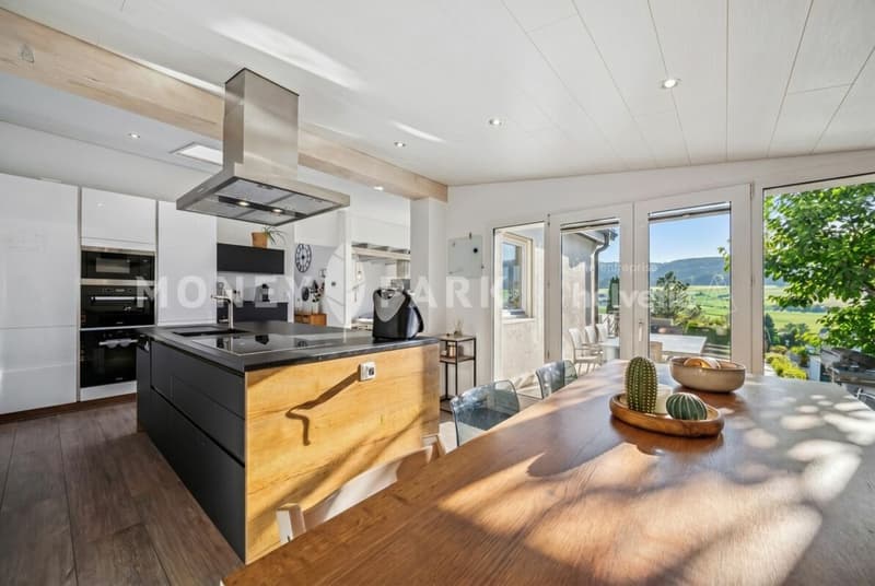 Maison individuelle de 5.5 pièces offrant une magnifique vue à Fontenais (4)