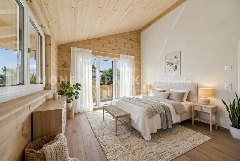 Freistehendes 4.5-Zimmer-Einfamilienhaus in hochwertiger Holzbauweise (2)