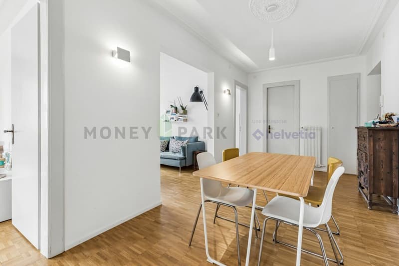 Appartement transformable en 3.5 pièces, actuellement aménagé en 4.5 pièces, au centre de Lausanne. (9)
