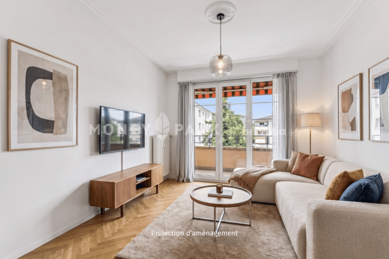 Appartement transformable en 3.5 pièces, actuellement aménagé en 4.5 pièces, au centre de Lausanne. (4)