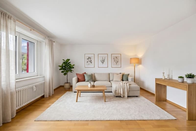 Perfekt für Pendler: Ruhige 3.5-Zimmer-Wohnung nahe Bahnhof (1)