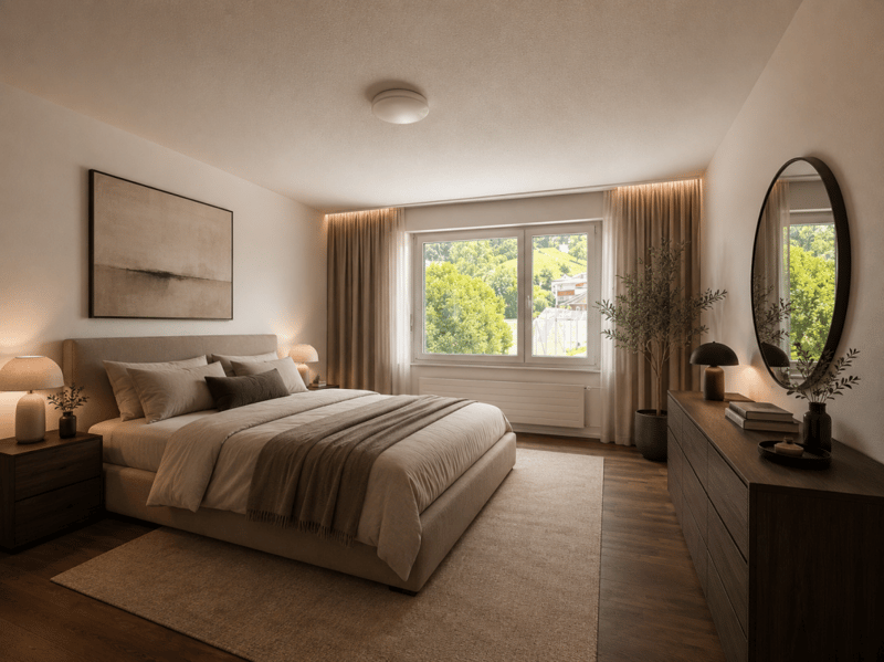EXKLUSIVE 3.5 ZIMMER WOHNUNG MIT UNVERBAUBARER SEE- UND BERGSICHT (7)