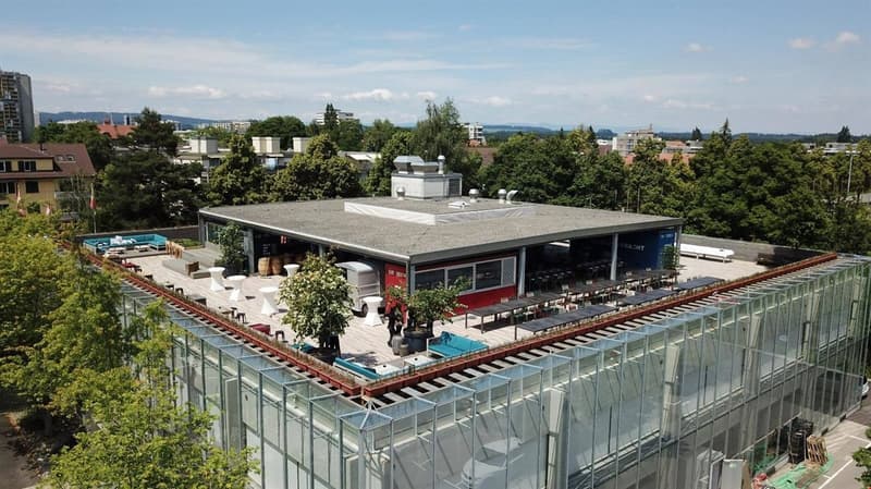 Dachterrasse KUBUS Kantine