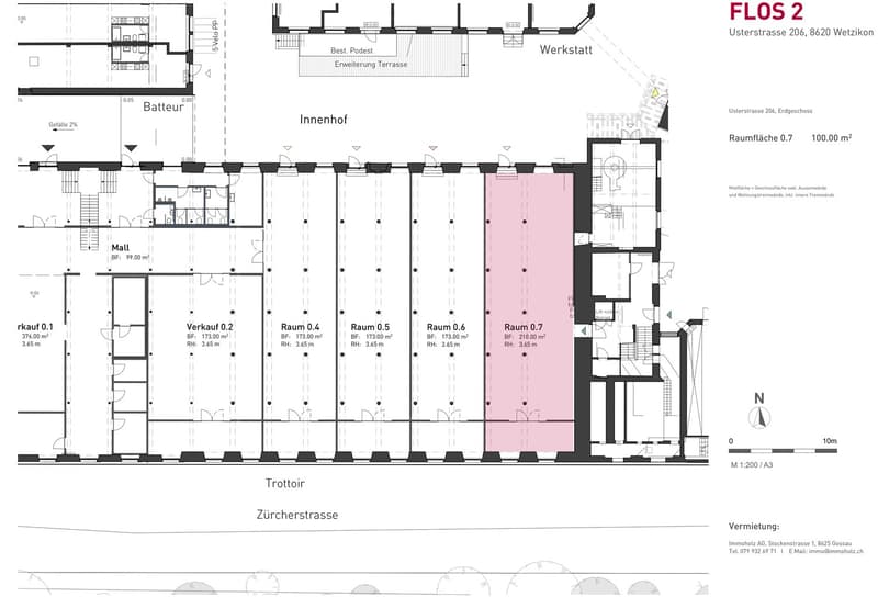 Floor plan, includes space names and dimensions