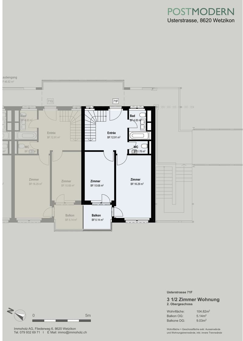 4.5 Zimmer- DG-Maisonettewohnung in Wetzikon (13)