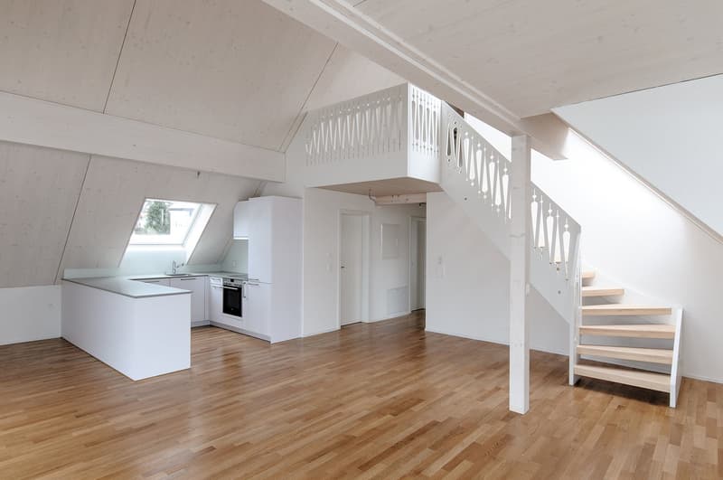 Au-dessus des toits de Bäretswil belle maisonnette en attique 4.5 (3)