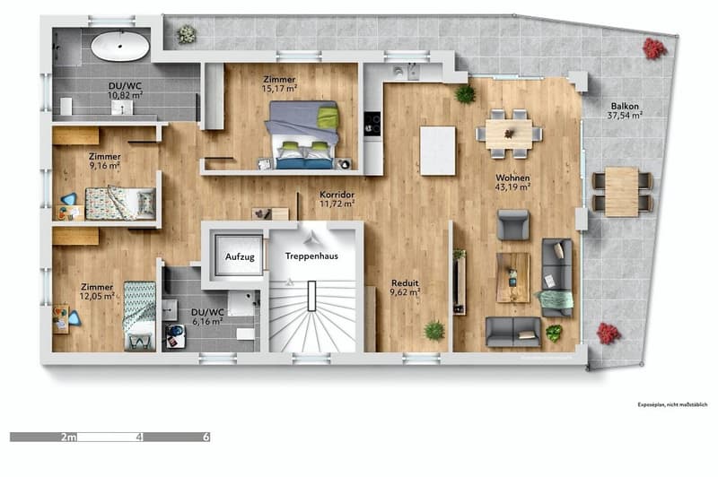 4.5-room new apartment with lake and mountain views (3)