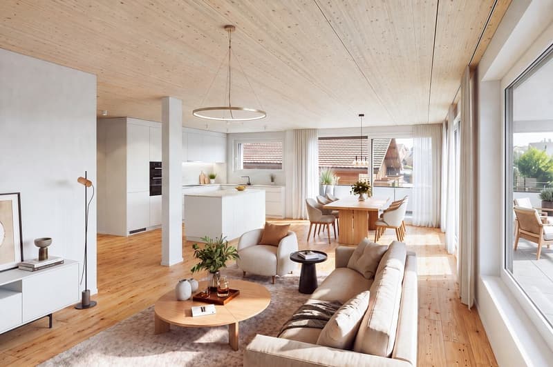 Neubau 4.5-Zimmer-Wohnung mit traumhafter See- und Bergsicht (1)
