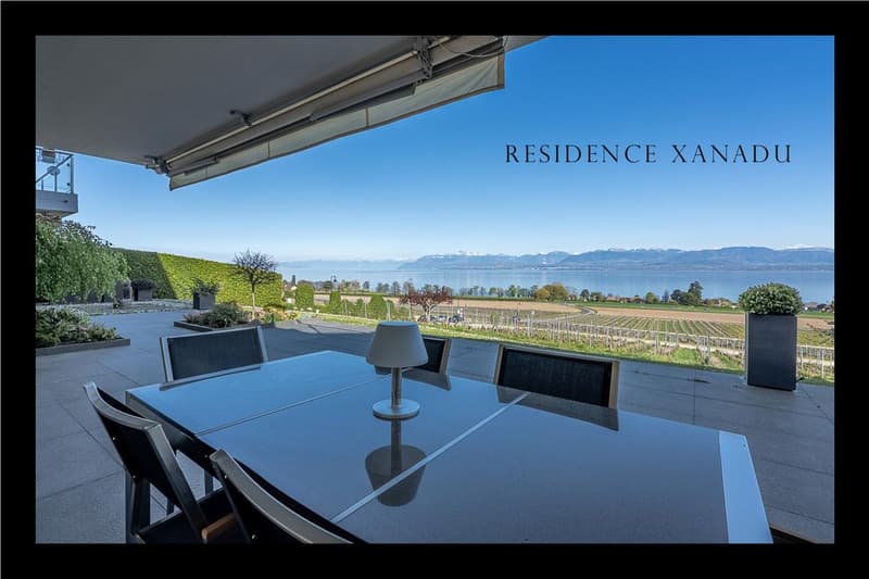 Bursinel - 3.5-room apartment with panoramic view of the lake and the Alps (2)