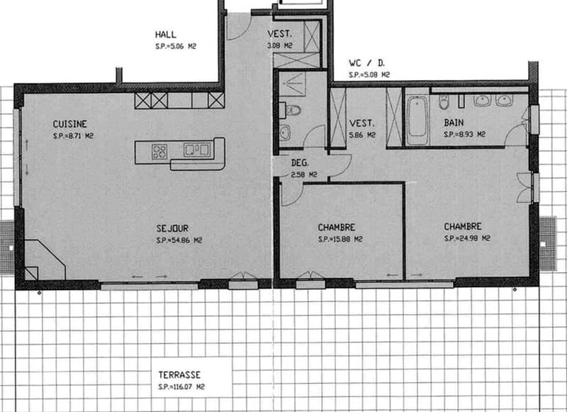 Bursinel - 3.5-room apartment with panoramic view of the lake and the Alps (15)