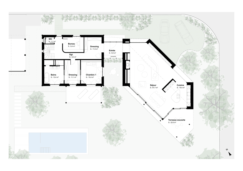 Commugny - Individual villa with extension project (13)