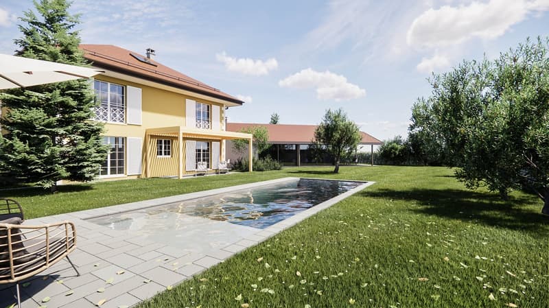 Commugny - Individual villa with extension project (14)