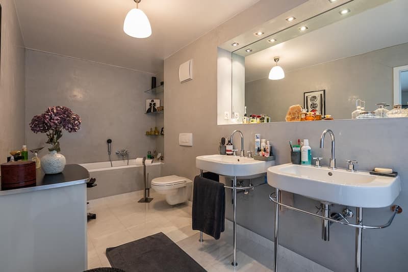 Bursinel - appartement de 135 m2 habitables avec terrasse de 116 m2, face au lac et aux Alpes (6)