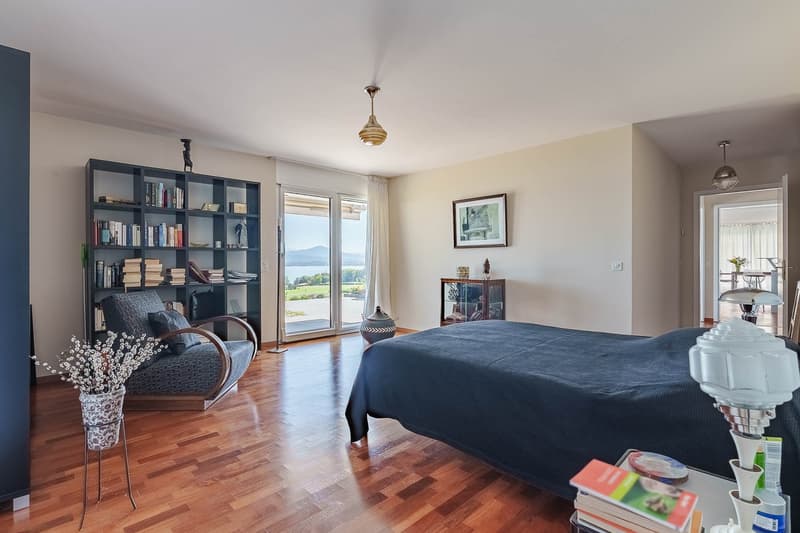 Bursinel - appartement de 135 m2 habitables avec terrasse de 116 m2, face au lac et aux Alpes (4)