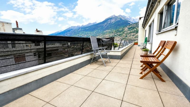 Above the Roofs of Visp (3)
