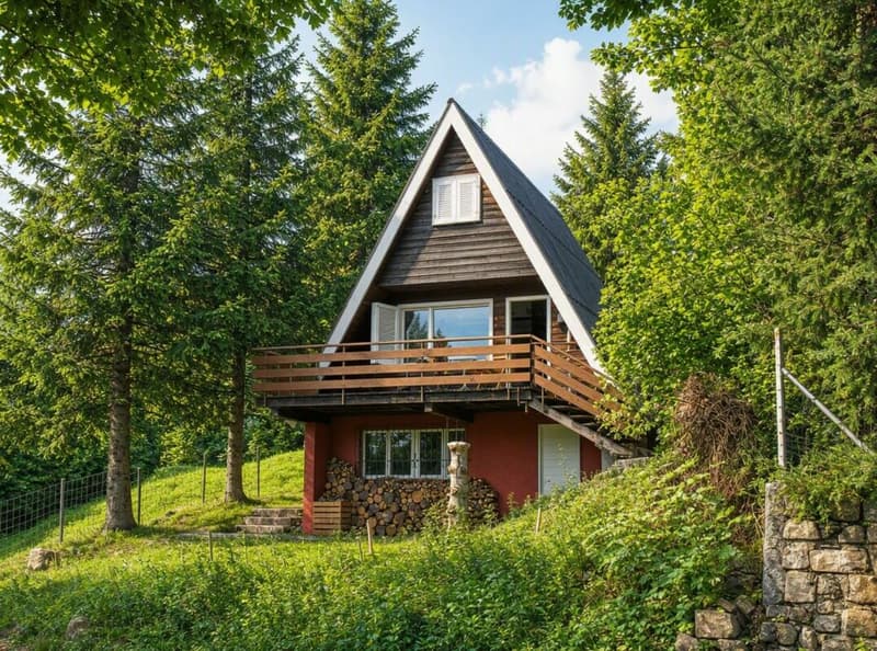 Ferienhaus in Alpthal - Bergpanorama inklusive (6)