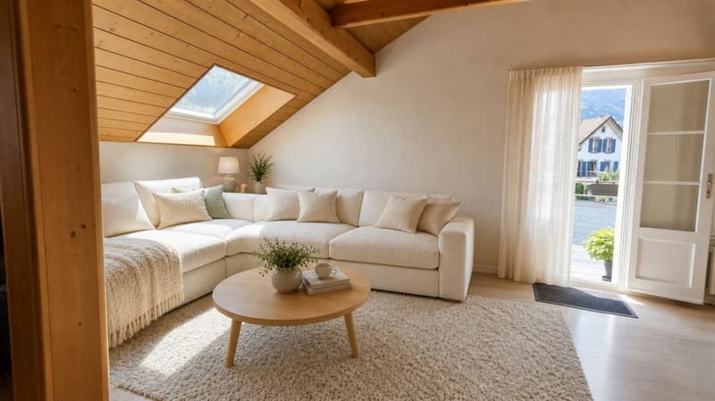 SPACIOUS ATTIC APARTMENT WITH MOUNTAIN VIEW (10)