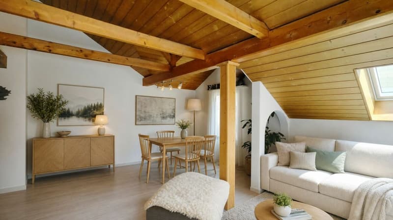 SPACIOUS ATTIC APARTMENT WITH MOUNTAIN VIEW (8)