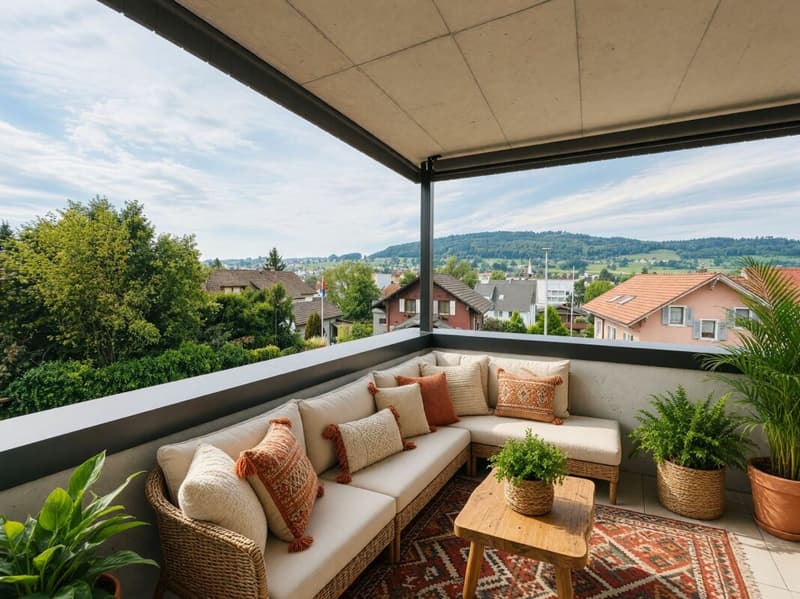 Grosszügig wohnen mit traumhafter Aussicht (1)
