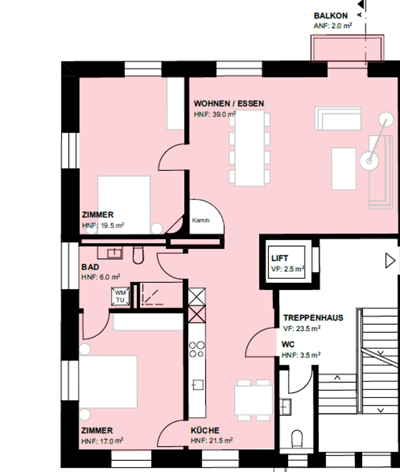 Charmant appartement 3.5 pièces avec balcon (8)