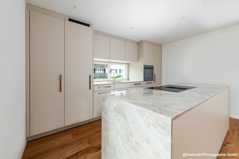 Stylish 4.5-room garden apartment in noble wood-hybrid construction (5)