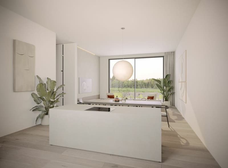 2½ Zimmer Attika Wohnung: Neubau mit Blick ins Grüne (4)