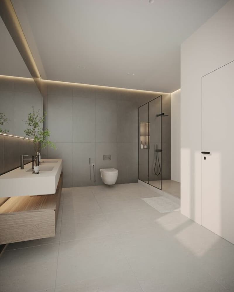 2½ Zimmer Attika Wohnung: Neubau mit Blick ins Grüne (2)
