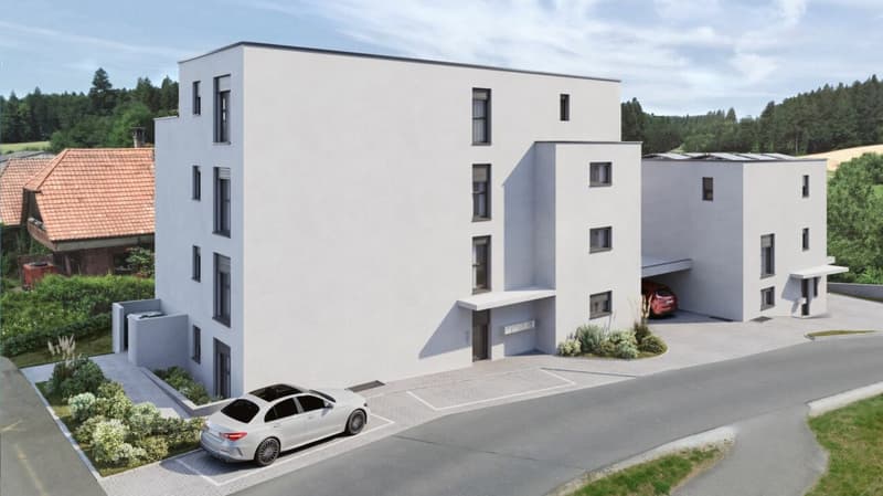 2½ Zimmer Wohnung mit Terrasse: Neubau mit Blick ins Grüne (10)