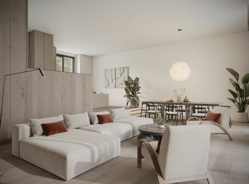 3½ Zimmer Wohnung mit Terrasse: Neubau mit Blick ins Grüne (7)