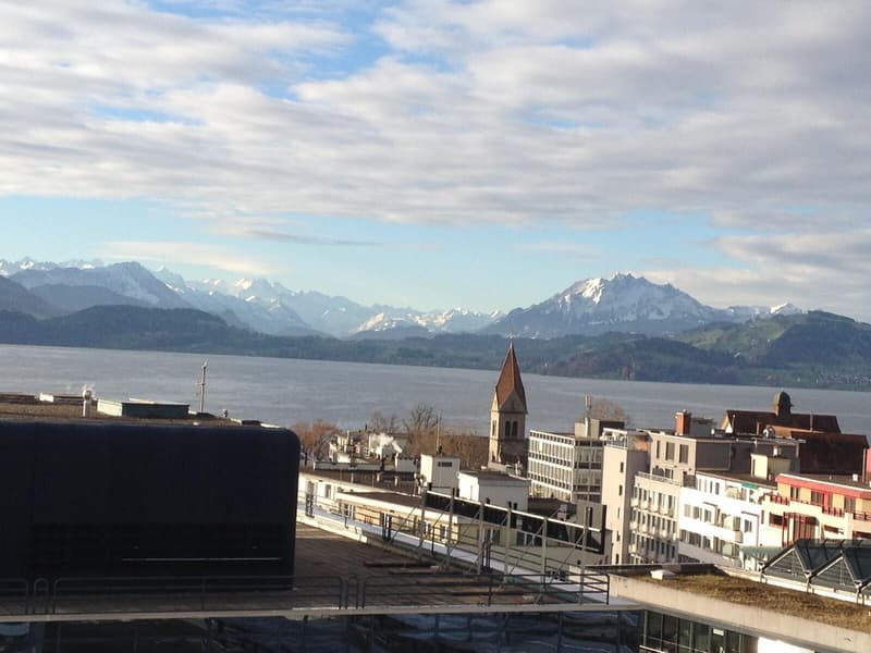Representative workspace above the roofs of Zug (1)