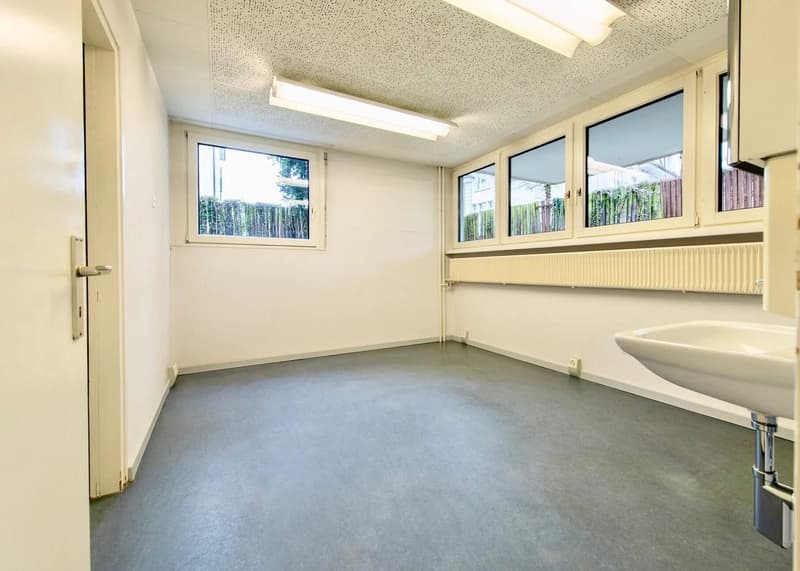 Büro mit verglaster Veranda im Grünen - 180 m² in Aarau mieten (7)