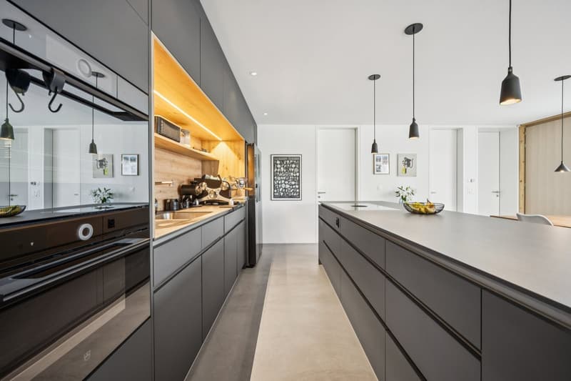 APPARTEMENT TERRASSE MODERNE 4.5 PIÈCES AU REZ-DE-CHAUSSEÉ INCLUSE GARAGE & PLACE DE PARKING EXTÉRIEURE (6)