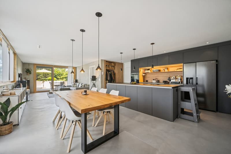 APPARTEMENT TERRASSE MODERNE 4.5 PIÈCES AU REZ-DE-CHAUSSEÉ INCLUSE GARAGE & PLACE DE PARKING EXTÉRIEURE (5)