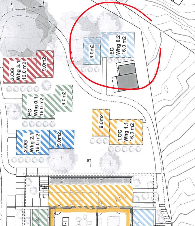 MODERN 4.5-ROOM TERRACE APARTMENT ON THE GROUND FLOOR INCLUDING GARAGE & OUTDOOR PARKING SPACE (15)
